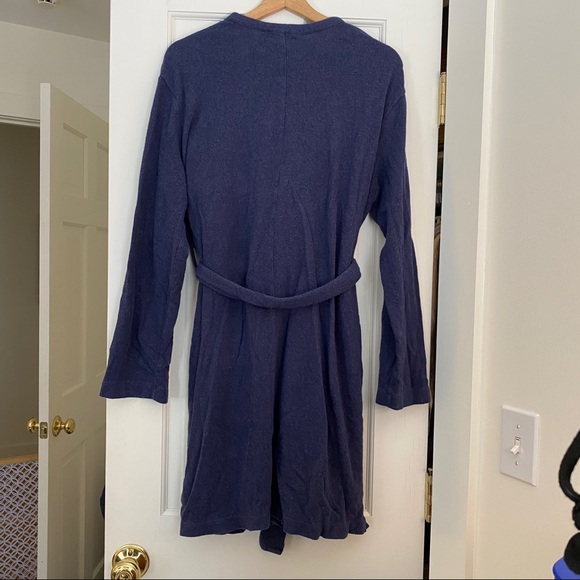 SOLD - Madewell Embroidered Robe -Heather Blue-M/L - Picture 5 of 9
